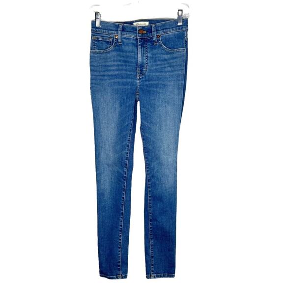 MADEWELL / 9" mid rise medium wash skinny jeans / 26 - Picture 1 of 9